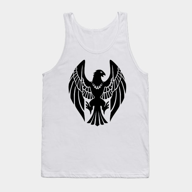 Black Eagles (Black and White) Tank Top by SJBTees